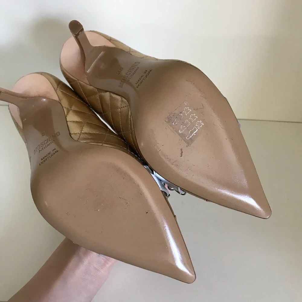 New Moschino Quilted Pumps